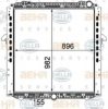 HELLA 8MK 376 737-081 Radiator, engine cooling